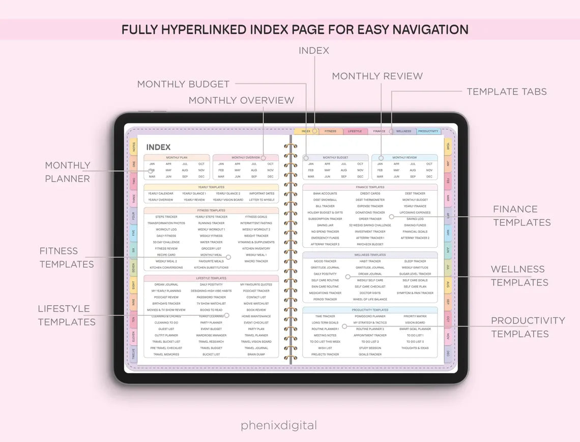 Digital planner _ templix